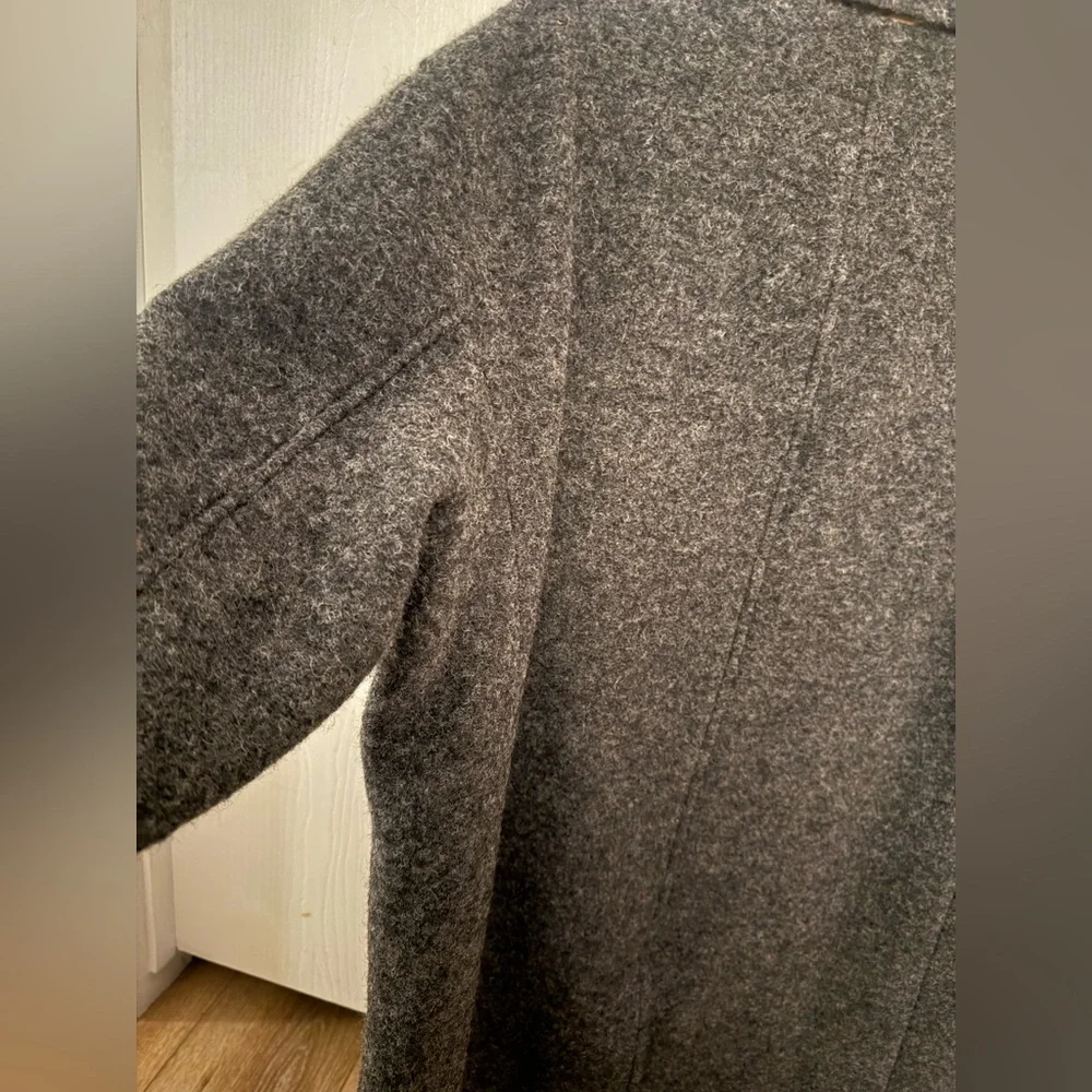 THE TERRITORY AHEAD Mens 100% Wool  Blazer Charcoal Gray  Jacket Large